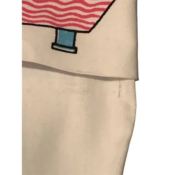 Vintage 60s Novelty Blouse Womens Small Printed Dream Pockets Girl Shirts - Picture 10 of 10